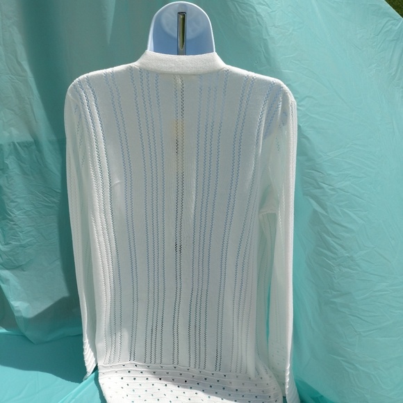 NWT Cyrus Women's Size Large White Cover up Cardi - Picture 6 of 6